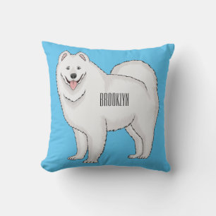 Afbeelding van Samoyed cartoon Kussen