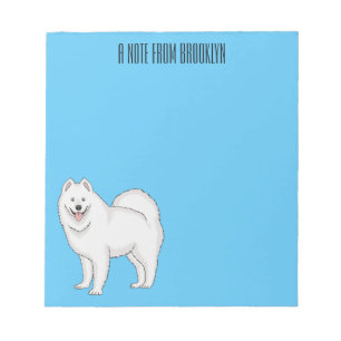 Afbeelding van Samoyed cartoon Notitieblok