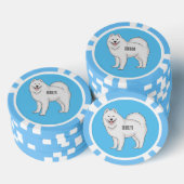 Afbeelding van Samoyed cartoon Poker Chips (Opstapeling)