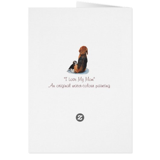 afbeelding van schattig puppy beagle hond knuffele (Achterkant)