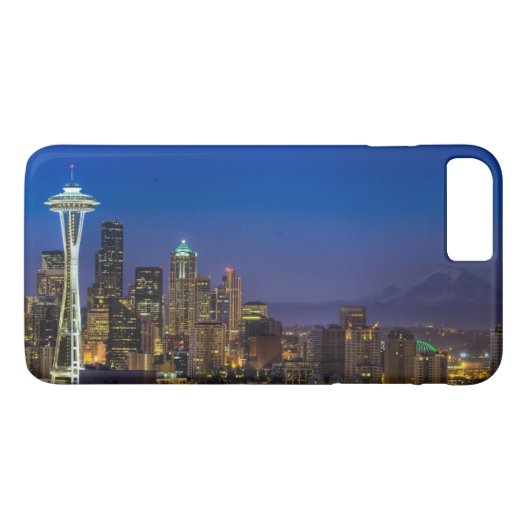 Afbeelding van Seattle Skyline in ochtenduren Case-Mate iPhone Case (Achterkant (Horizontaal))