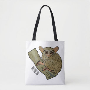 Afbeelding van Tarsier cartoon Draagtas