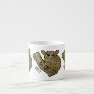 Afbeelding van Tarsier cartoon Espresso Kop