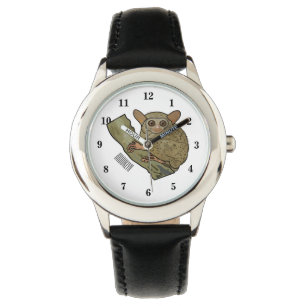 Afbeelding van Tarsier cartoon Horloge
