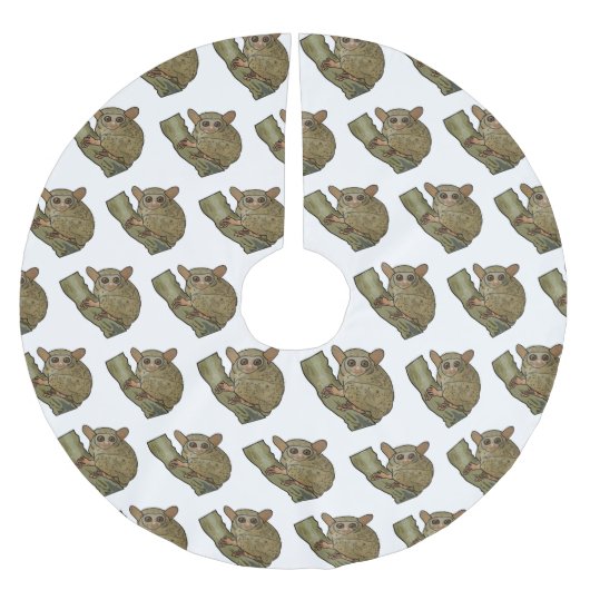 Afbeelding van Tarsier cartoon Kerstboom Rok (Voorkant)