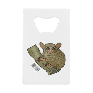 Afbeelding van Tarsier cartoon Kredietkaart Flessenopener