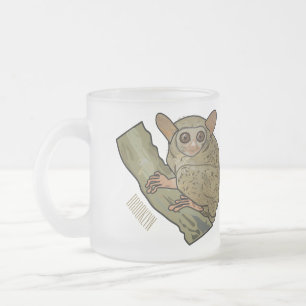 Afbeelding van Tarsier cartoon Matglas Koffiemok