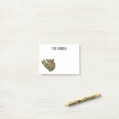 Afbeelding van Tarsier cartoon Post-it® Notes (Op bureau)