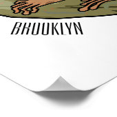 Afbeelding van Tarsier cartoon Poster (Hoek)