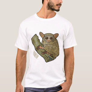 Afbeelding van Tarsier cartoon T-shirt