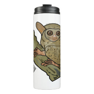 Afbeelding van Tarsier cartoon Thermosbeker