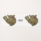 Afbeelding van Tarsier cartoon Yogamat (Achterkant (horizontaal))