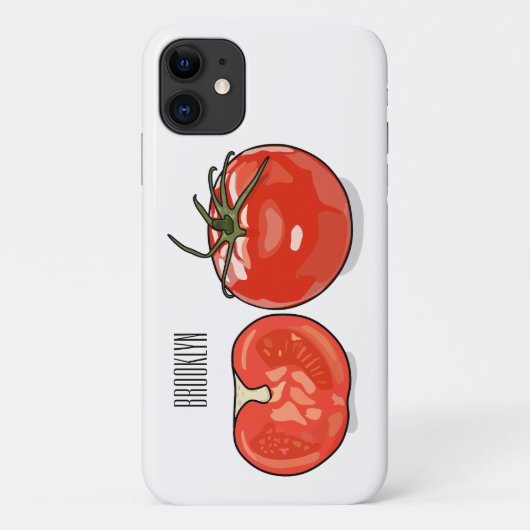 Afbeelding van tomatencartoon Case-Mate iPhone case (Achterkant)