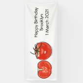 Afbeelding van tomatencartoon spandoek (Verticaal)