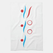 Afbeelding van triatlon coole logo theedoek (Verticaal)