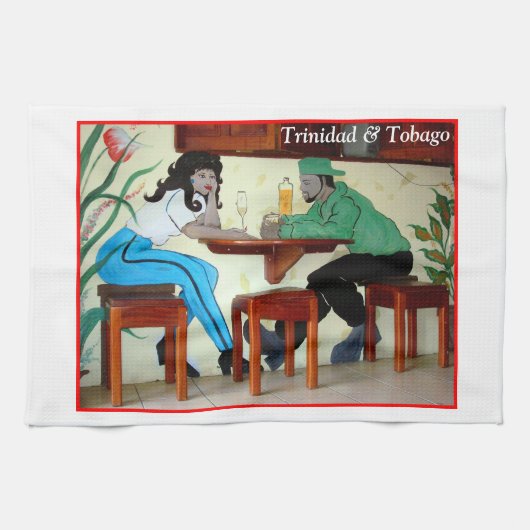 Afbeelding van Trinidad en Tobago Theedoek (Horizontaal)