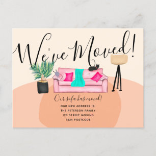 Afbeelding van vun kattesofa: bewegende aankondigi aankondigingskaart