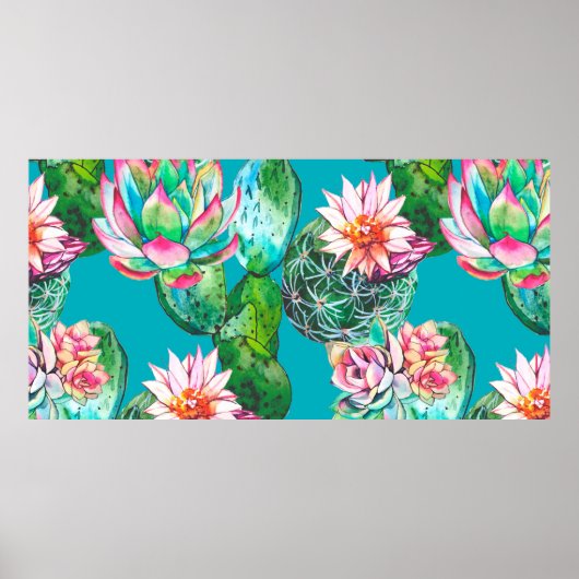 Afbeelding van waterverf met succes poster (Voorkant)