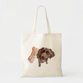 Afbeelding van Waterverf van het charmerende Choco Tote Bag (Voorkant)