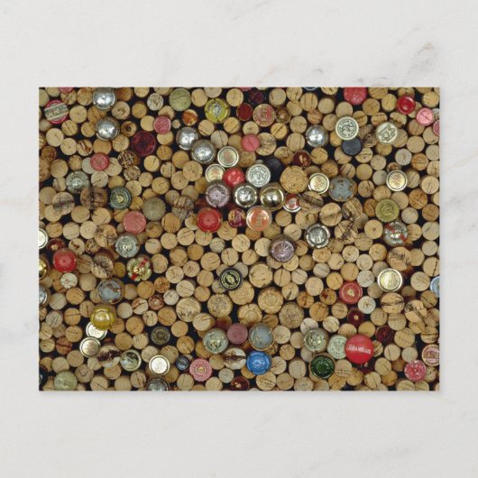 Afbeelding van wijnkurken briefkaart (Voorkant)