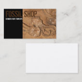 Afbeelding van Zeeen Fossielen Visitekaartje (Voorkant / Achterkant)