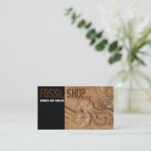 Afbeelding van Zeeen Fossielen Visitekaartje (Staand voorkant)