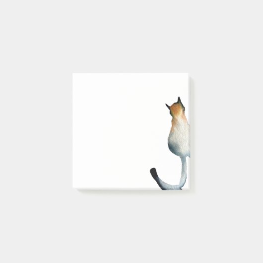 Afbeelding van zwarte en bruine katten post-it® notes (Voorkant)