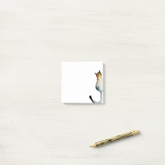 Afbeelding van zwarte en bruine katten post-it® notes (Op bureau)