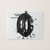 Afbeelding van zwarte en witte mode glamour legpuzzel (Horizontaal)