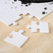 Afbeelding van zwarte en witte mode glamour legpuzzel (Zijkant)