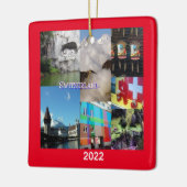 Afbeelding van Zwitserland Keramisch Ornament (Links)