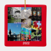 Afbeelding van Zwitserland Keramisch Ornament (Achterkant)