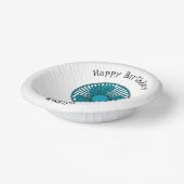 Afbeelding ventilatorcartoon papieren kommen (Gebogen)