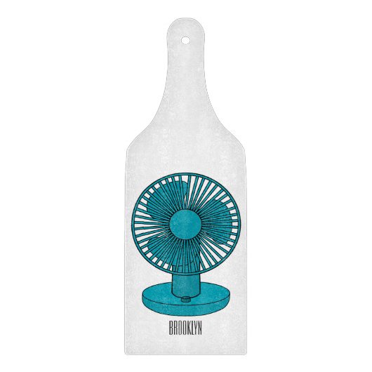 Afbeelding ventilatorcartoon snijplank (Voorkant)