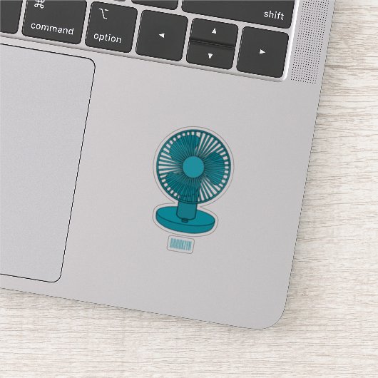 Afbeelding ventilatorcartoon sticker (Detail)