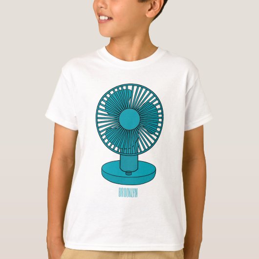 Afbeelding ventilatorcartoon t-shirt (Voorkant)