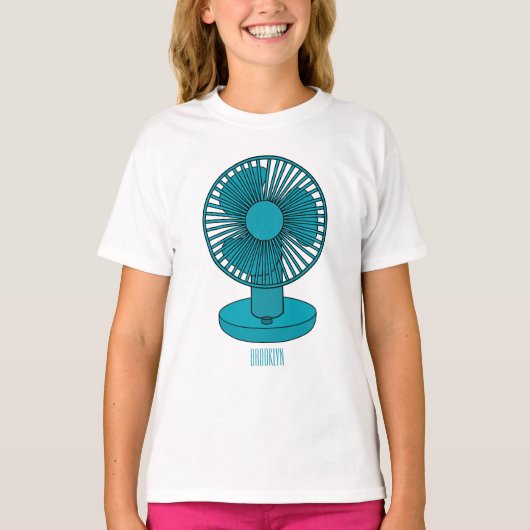 Afbeelding ventilatorcartoon t-shirt (Voorkant)
