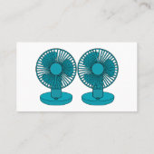 Afbeelding ventilatorcartoon visitekaartje (Achterkant)