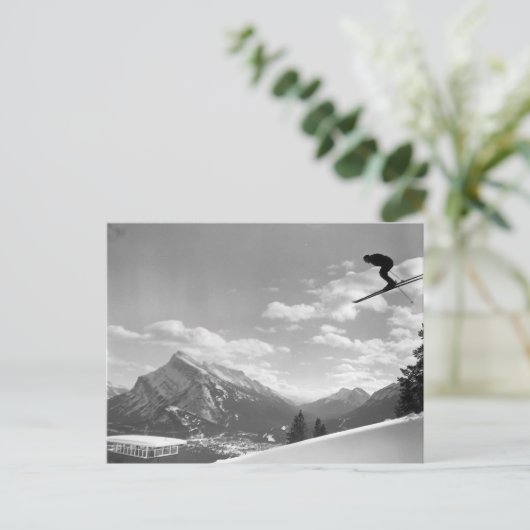  afbeelding, vliegend door de lucht briefkaart (Staand voorkant)