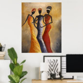 Afbeelding voor Afrikaanse Amerikaanse kunst Poster (Thuiskantoor)