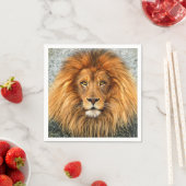 Afbeelding voor lionfotografie verf kunst servetten (Insitu)