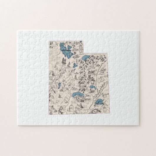 Afbeelding voor Utah Shaped Legpuzzel (Horizontaal)