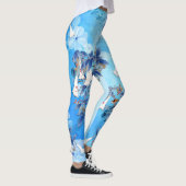 Afbeelding Waterverf Moonbloem Leggings (Rechts)