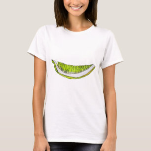 Afbeelding waterverf van Lemon Slice-vruchten T-shirt