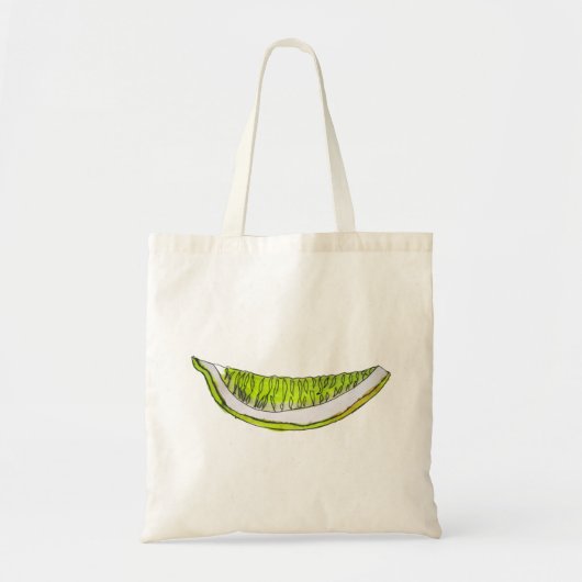 Afbeelding waterverf van Lemon Slice-vruchten Tote Bag (Voorkant)