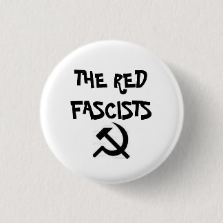 afbeeldingen, DE RODE FASCISTEN Ronde Button 3,2 Cm