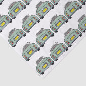 Afbeeldingen Groen figaro Car Pattern-document Tissuepapier (Detail)