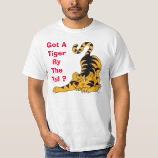 afbeeldingen, heb je een tijger aan de staart? t-shirt