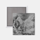 Afbeeldingen in het vuur! magneet (Voorkant / Achterkant)