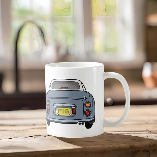 Afbeeldingen Monogram Lapis Grey Figaro Car Koffiemok